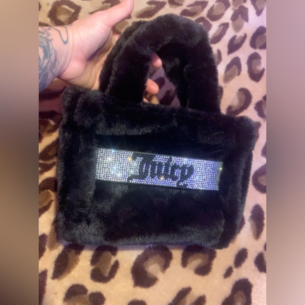 NWOT black juicy mini tote